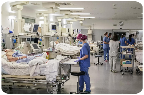 Sala de recuperación Sala de recuperación de diálisis