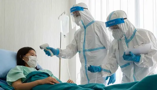 Paciente en control por el corona virus